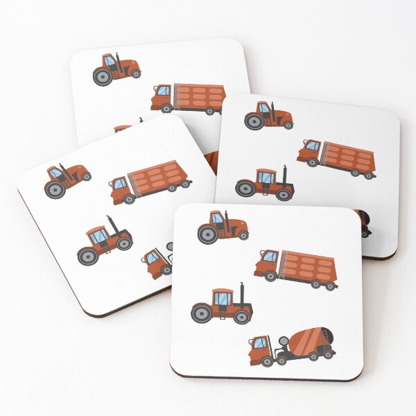 Item preview, Red Construction Vehicles Set 1 designed and sold by infleims.