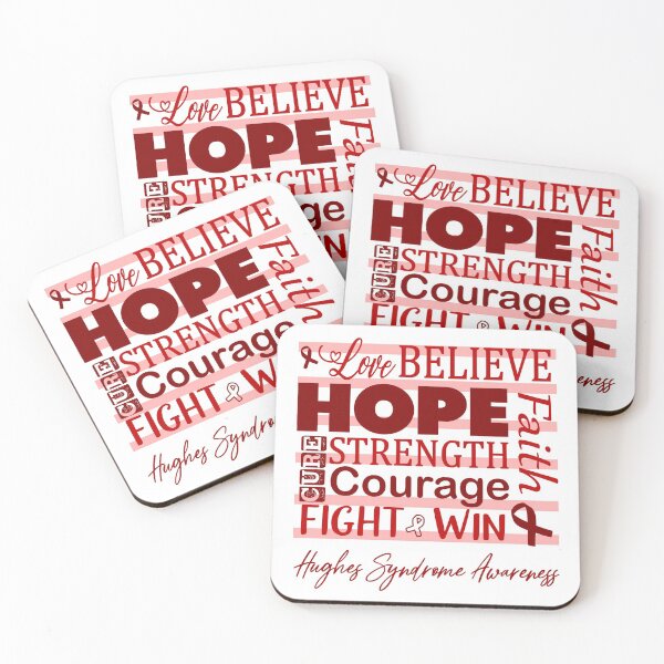 Item preview, Love Believe Hope Hughes Syndrome Awareness designed and sold by largellie.