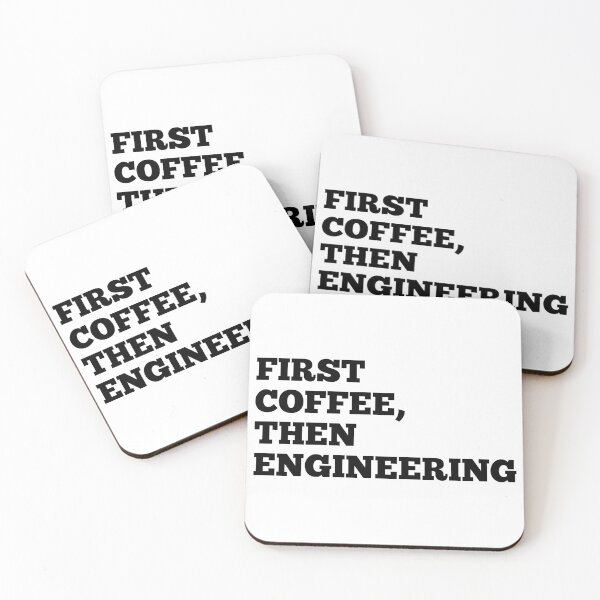 Item preview, Coffee First Then Engineering designed and sold by Jasper Rohn Daquel.