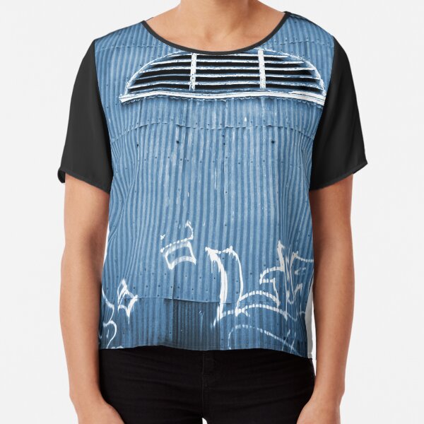 Window on the Old Wall Chiffon Top
