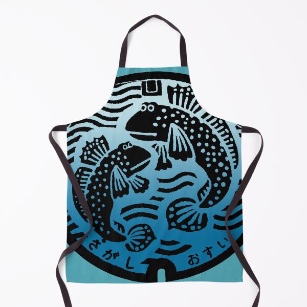 Item preview, Manhole in Japan with fish designed and sold by mattraski.