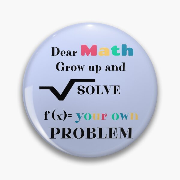 Item preview, Dear Math designed and sold by Brifuncreations.