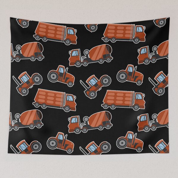 Item preview, Red Construction Vehicles Set 1 designed and sold by infleims.