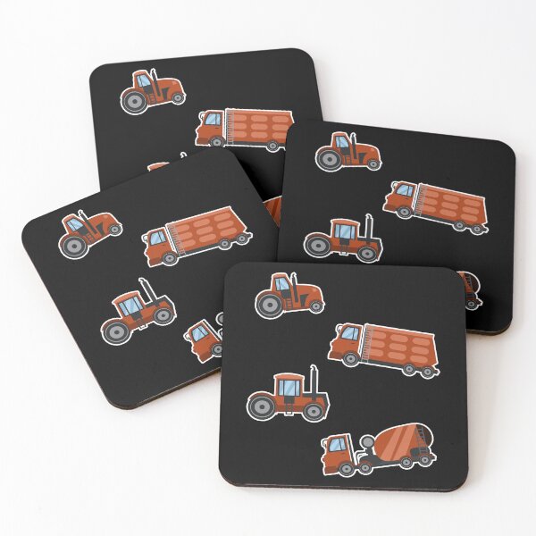 Item preview, Red Construction Vehicles Set 1 designed and sold by infleims.