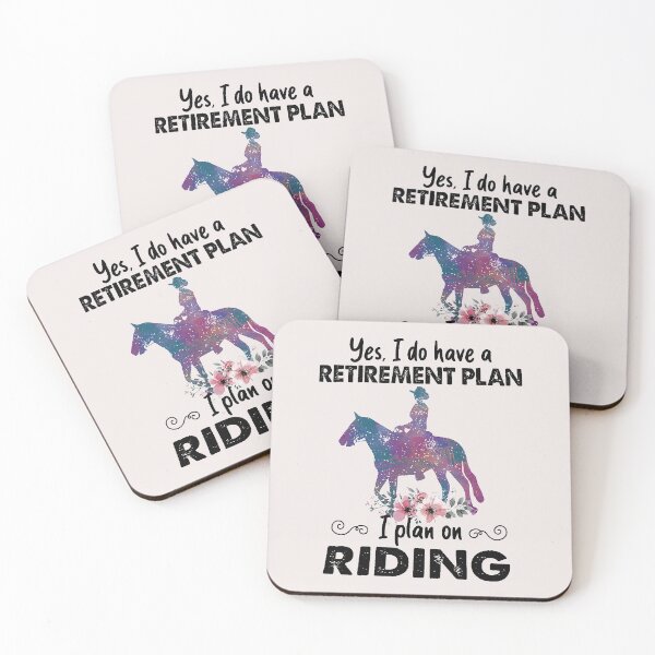 Item preview, HORSE YES I DO HAVE A RETIREMENT PLAN I PLAN ON RIDING SHIRT designed and sold by RobBengi24.