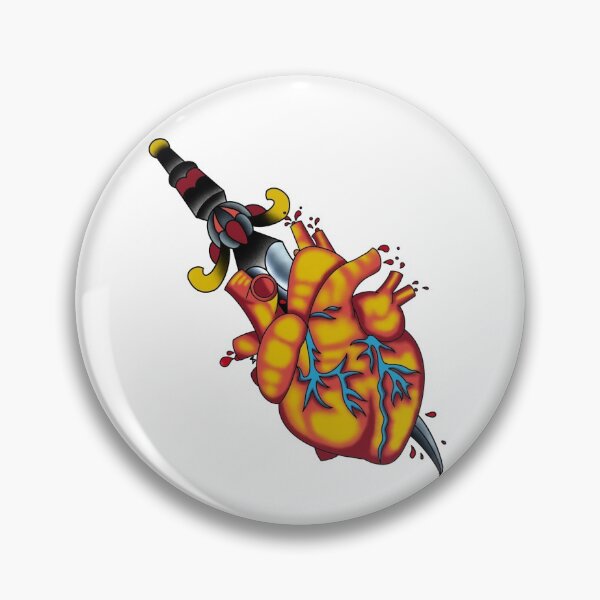 Item preview, Heart with Dagger designed and sold by 16inks.