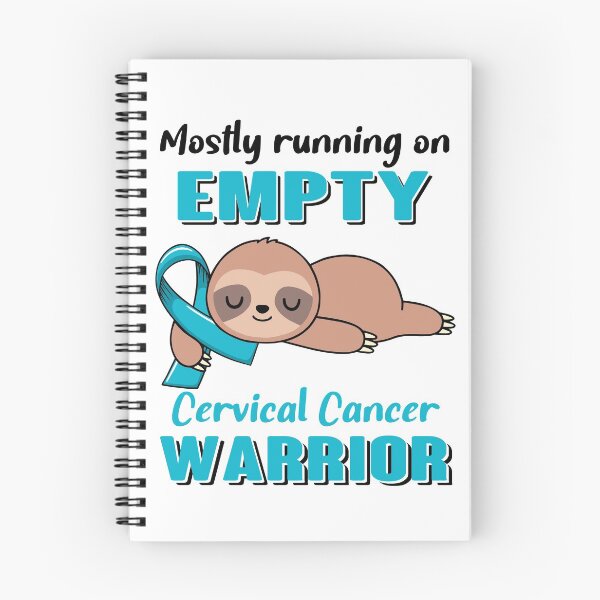 Item preview, Mostly Running On Empty Cervical Cancer Warrior designed and sold by Brad-FI.