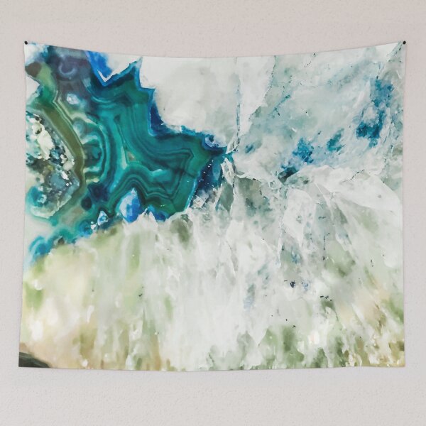 Item preview, Abstract Agate Blue Geode designed and sold by Ilze Lucero.