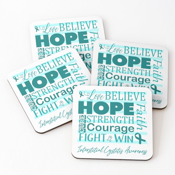 Item preview, Love Believe Hope Interstitial Cystitis Awareness designed and sold by largellie.
