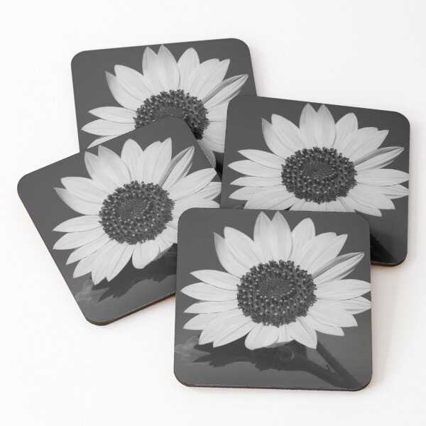 Item preview, Sunflower Up Close Black and White designed and sold by Julie Bradshaw.