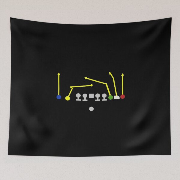 Item preview, NCAA Football - Four Verticals (Empty) designed and sold by frankyou.