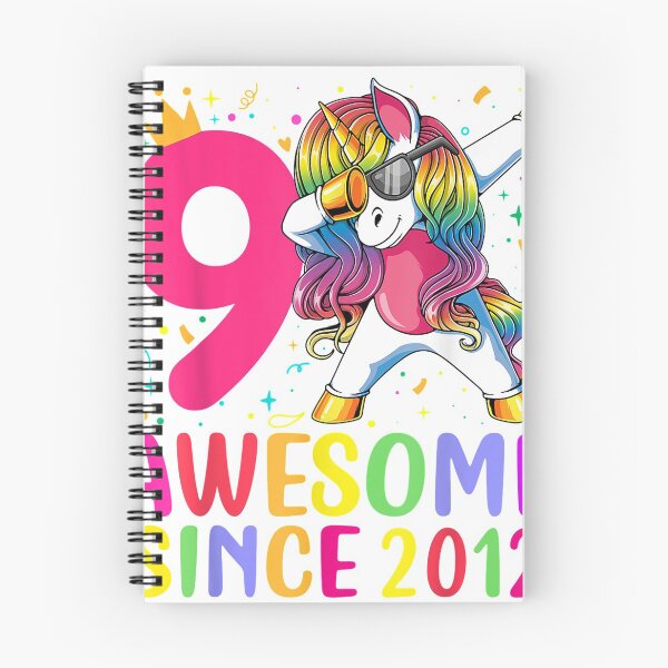 Item preview, 9 Years Old Unicorn Dabbing 9th Birthday Girl Unicorn Party T-Shirt.png designed and sold by SnizhanaBayuk.
