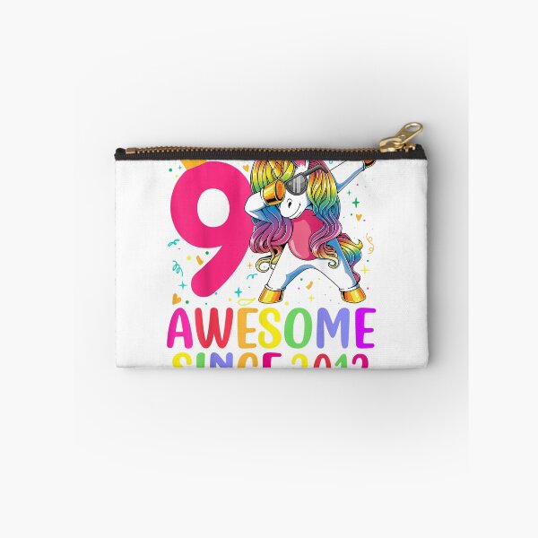 Item preview, 9 Years Old Unicorn Dabbing 9th Birthday Girl Unicorn Party T-Shirt.png designed and sold by SnizhanaBayuk.