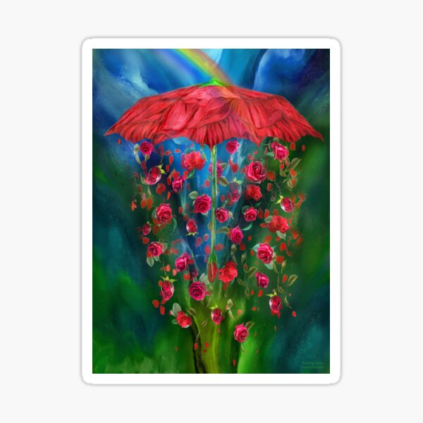 Item preview, Raining Roses designed and sold by Carol  Cavalaris.