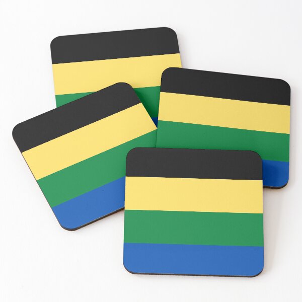 Item preview,  Black Yellow, Green, and Blue stripes pattern designed and sold by TheCatmeow2000.