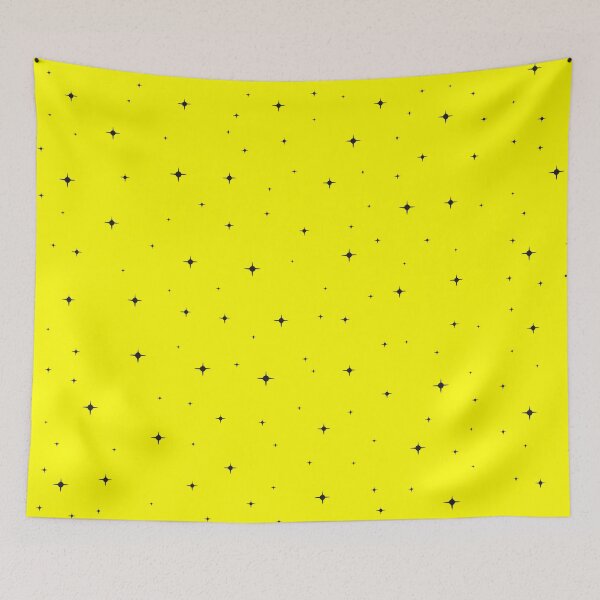 Item preview, estrellas negras sobre fondo amarillo designed and sold by Cata34.