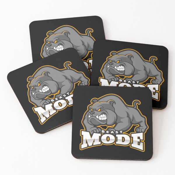 Item preview, Beast Mode Bulldog Black - Funny Gym designed and sold by GymWearDepot.