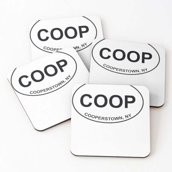 Item preview, COOP COOPERSTOWN ROAD BUMPER STICKER  designed and sold by PeloGoat.