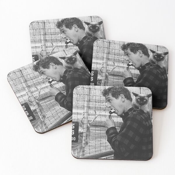 Item preview, Paul Newman & cat designed and sold by Leafyblues.