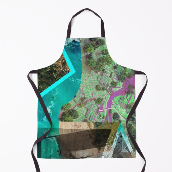 Item preview, marvelous city landscape in architectural collage art ecopop designed and sold by jorgelebeau.