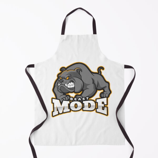 Item preview, Beast Mode Bulldog White - Funny Gym designed and sold by GymWearDepot.