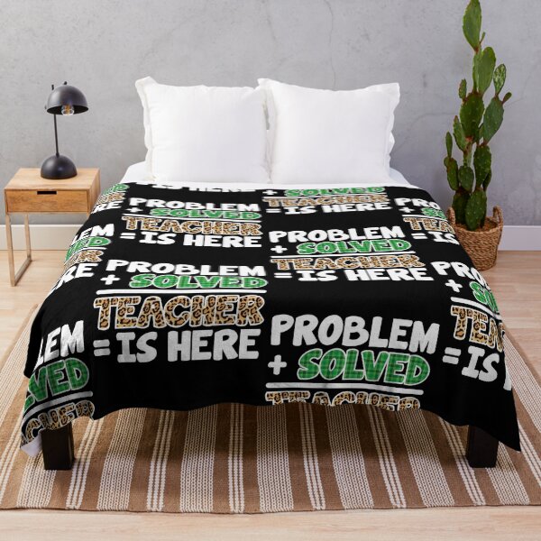 Item preview, Problem Solved Teacher Is Here | Schoolteacher Back To School Gift designed and sold by GravitiTees.