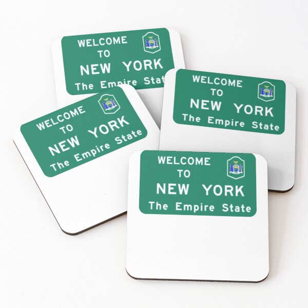Item preview, WELCOME TO NEW YORK THE EMPIRE STATE ROAD SIGN designed and sold by PeloGoat.