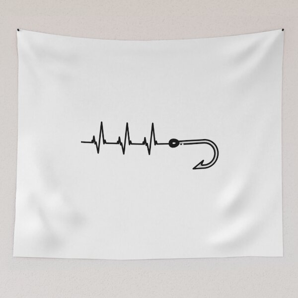 Item preview, Fishing Hook Heartbeat Bait Rod Fisherman Angler  designed and sold by HppyStrngHelthy.