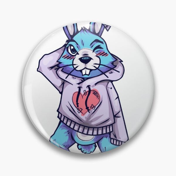 Item preview, Blue Bunny with hoodie (Wizz) designed and sold by OnlyZEROH.