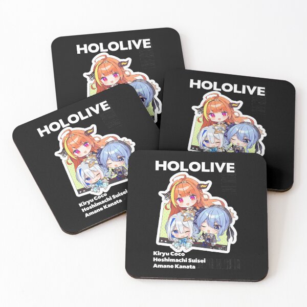 Artikelvorschau, Hololive – Kiryu Coco, Amane Kanata und Hoshimachi Suisei entworfen und verkauft von ashyrabramlet.