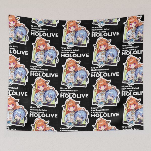 Aperçu de l'œuvre Hololive - Kiryu Coco, Amane Kanata et Hoshimachi Suisei créée et vendue par ashyrabramlet.