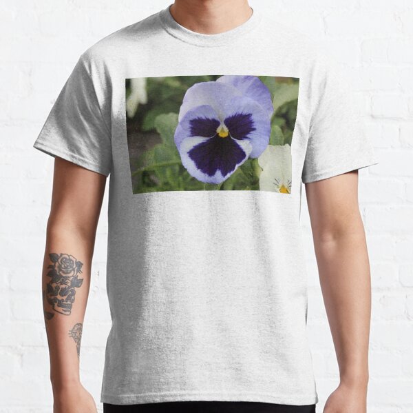 White Pansy Classic T-Shirt