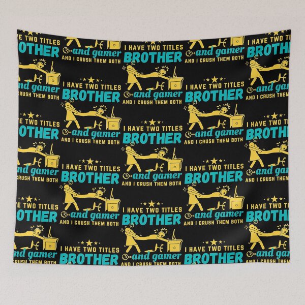 Item preview, i have two titles brother and gamer and i crush them both  designed and sold by kinIgnat4.
