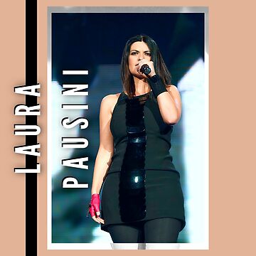 Póster for Sale con la obra «Laura Pausini» de robbu Redbubble