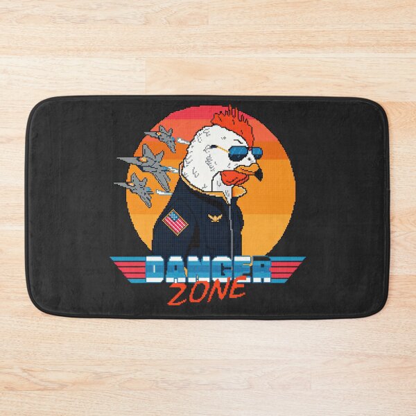 Item preview, Danger zone - Animal cross - chicken - rooster designed and sold by Pruningsheep.