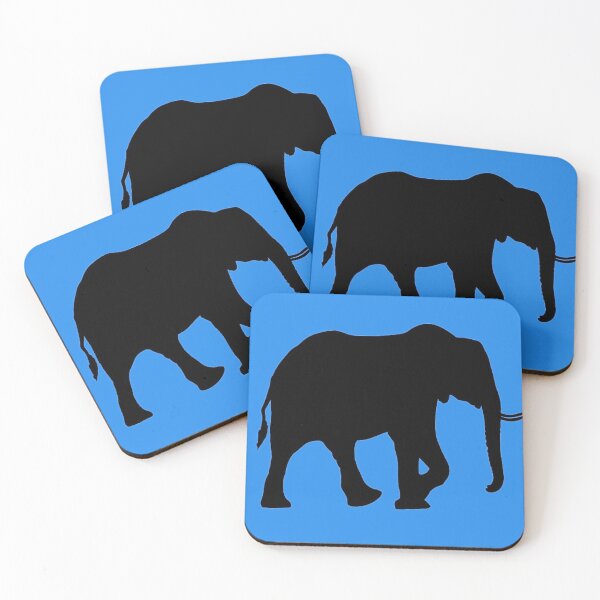 Item preview, Elephant (blue) designed and sold by BackgroundND.