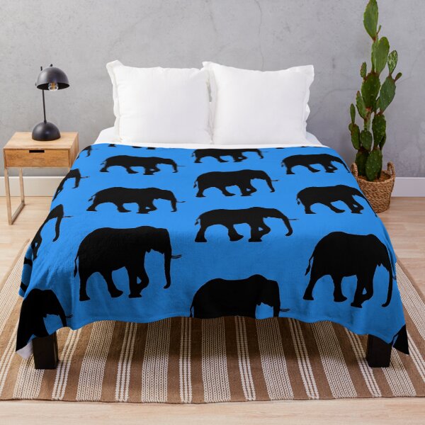 Item preview, Elephant (blue) designed and sold by BackgroundND.
