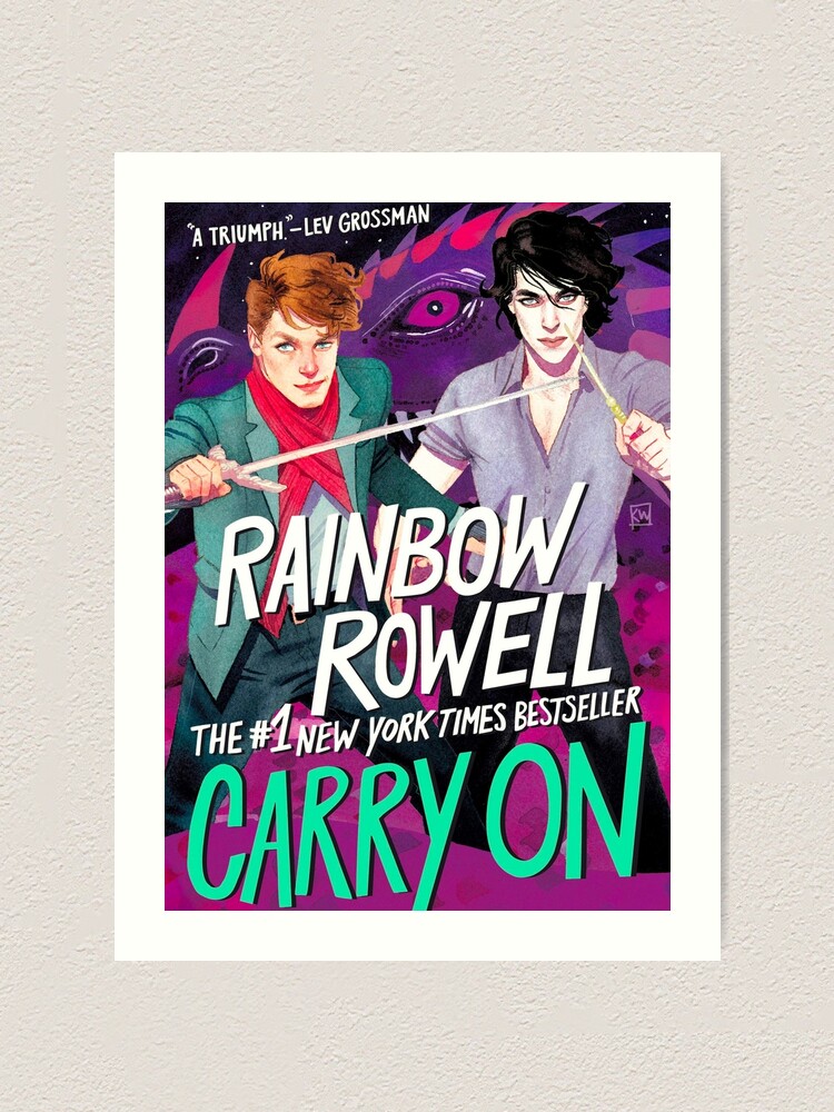 carry on rainbow rowell art