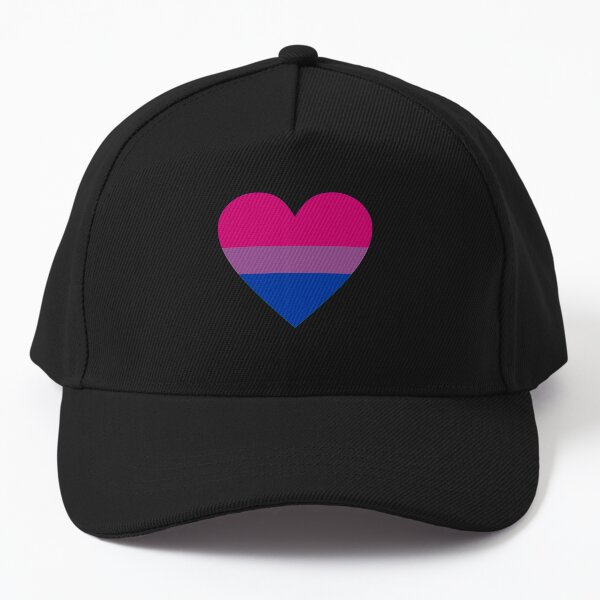 Aperçu de l'œuvre Coeur de drapeau bisexuel créée et vendue par strawberryseeds.