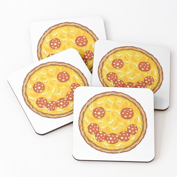 Item preview, Pizza Smiley Illustration designed and sold by infleims.