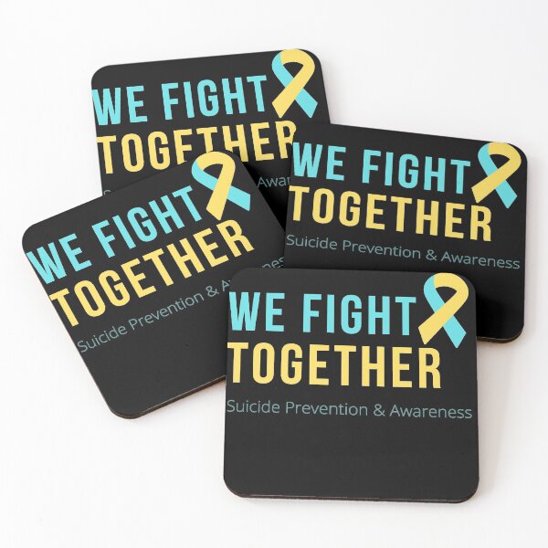 Item preview, Suicide Prevention and Awareness Design: We Fight Together designed and sold by Dog Hair and Healing.