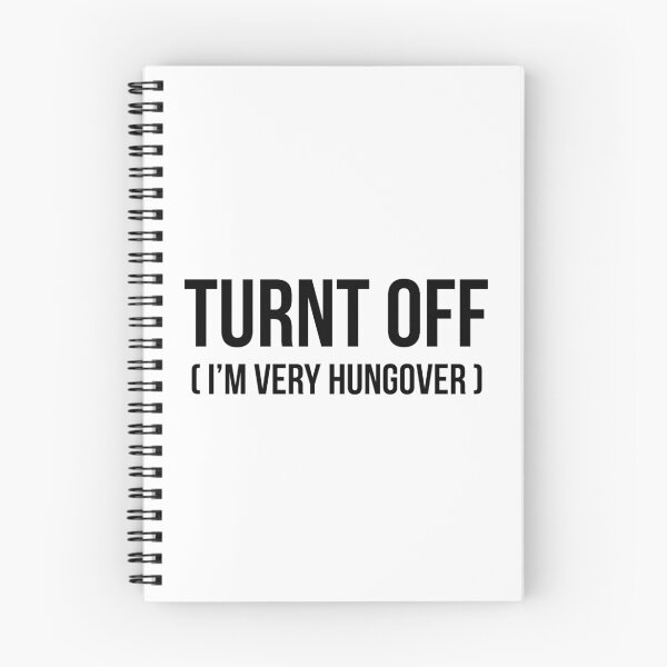 Item preview, Turnt off - I'm an very hungover designed and sold by 3bagsfull.