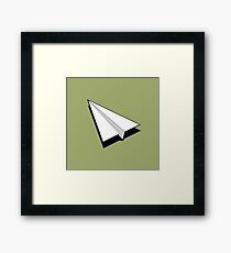Paper Airplane 1 Framed Print