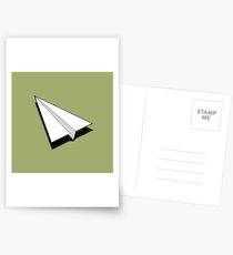 Paper Airplane 1 Postcards