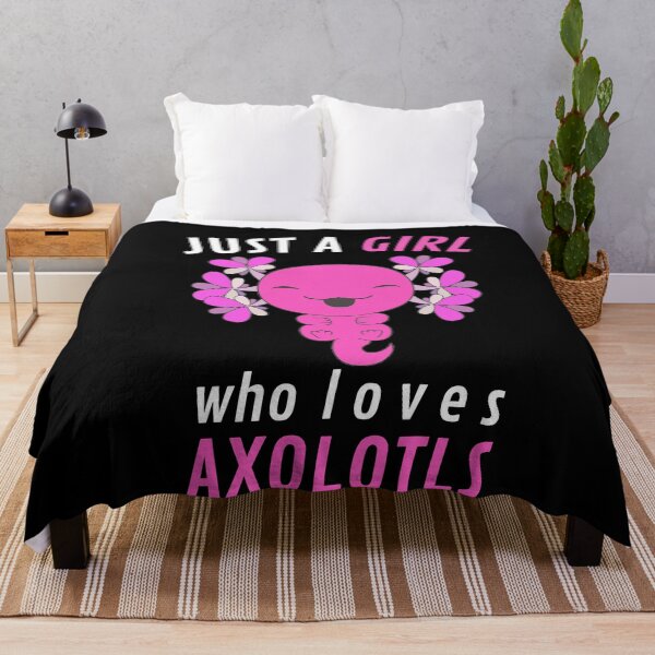 Item preview, Just A Girl Who Loves Axolotls Axolotl Lover designed and sold by SharpThreadZ.