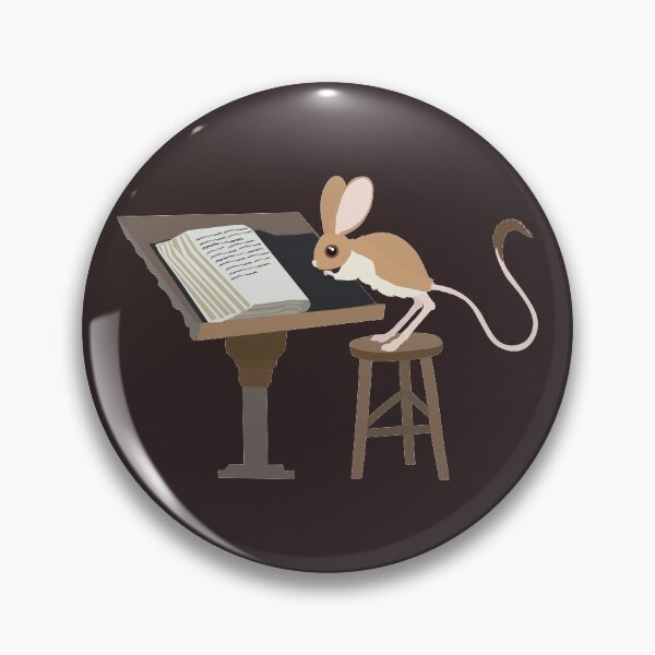 Item preview, Cartoon Jerboa Reading a Book designed and sold by MissBennett.