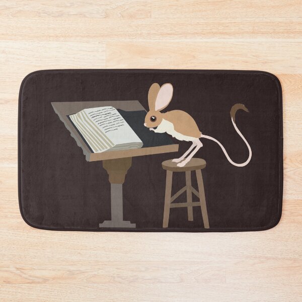 Item preview, Cartoon Jerboa Reading a Book designed and sold by MissBennett.
