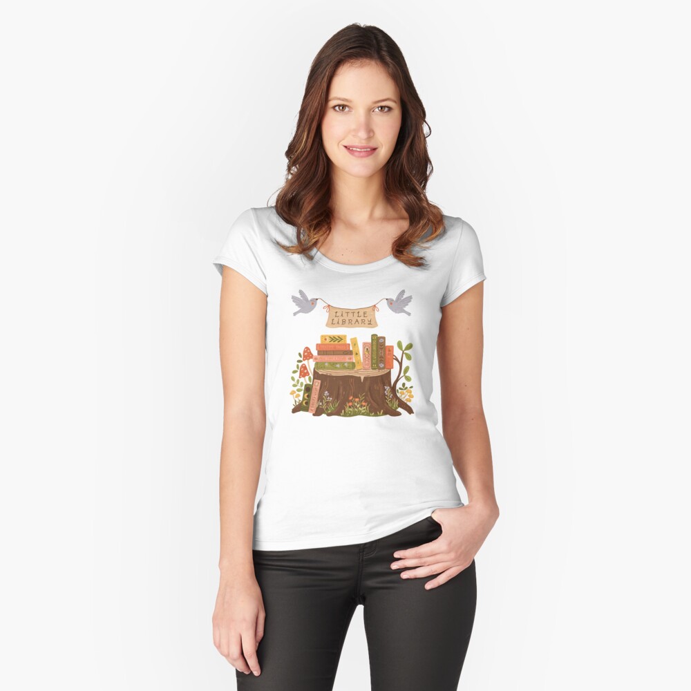 Item preview, Fitted Scoop T-Shirt designed and sold by ohjessmarie.