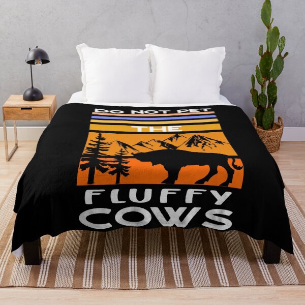 Item preview, Do Not Pet The Fluffy Cows Bison Lover designed and sold by SharpThreadZ.
