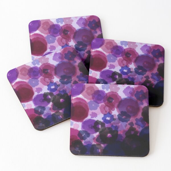 Item preview, Abstract Ink Blot Flowers designed and sold by AvalonUnmuzzled.